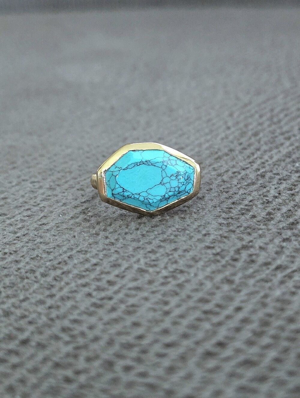Melinda Maria Turquoise🩵 "Slice" Ring💍 - NWOT - Picture 4 of 16